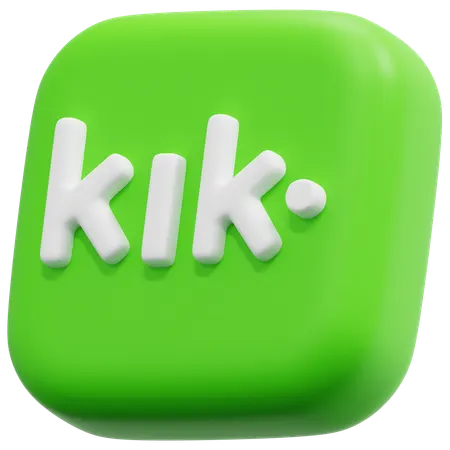 Free Kik  3D Icon