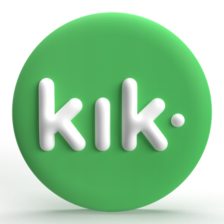 Free Kik  3D Icon