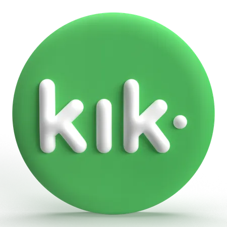 Free Kik  3D Icon