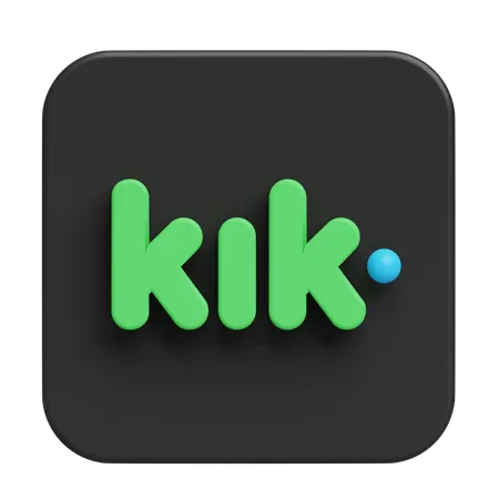 Free Kik  3D Illustration