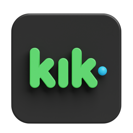 Free Kik  3D Logo