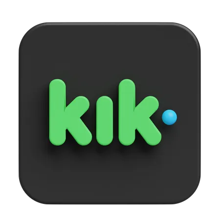 Free Kik  3D Logo