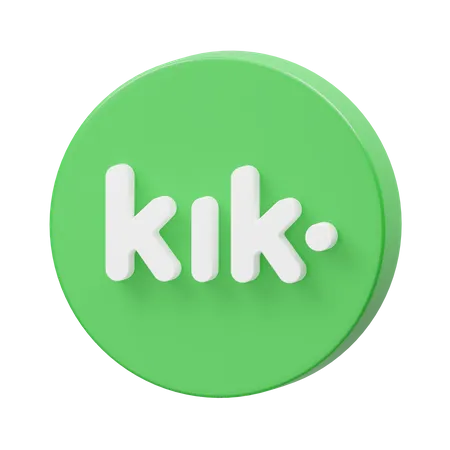 Free Kik  3D Logo