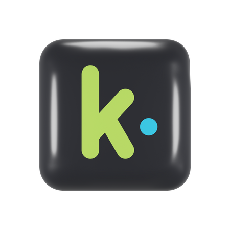 Free Kik Messenger  3D Logo