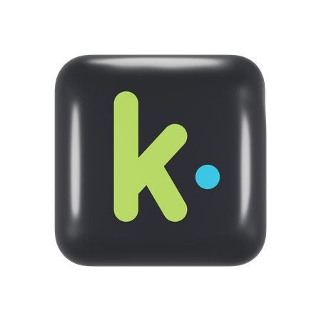 Free Kik Messenger  3D Logo