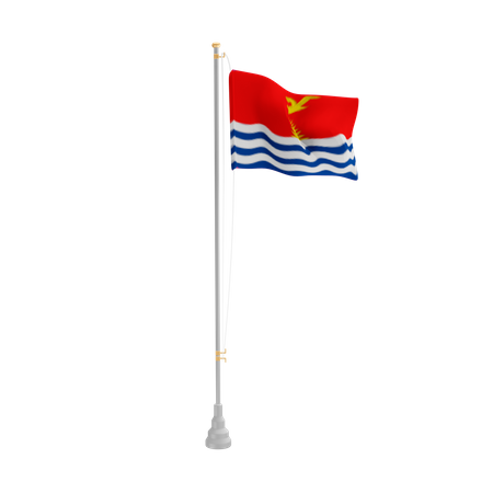 Free Kiribati  3D Flag