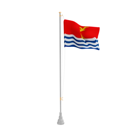 Free Kiribati  3D Flag
