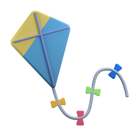 Free Kite  3D Illustration