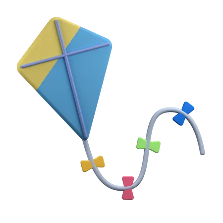 Free Kite  3D Illustration