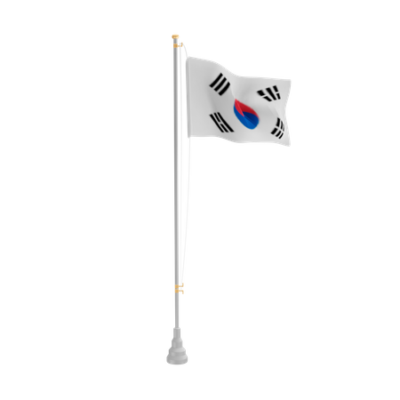 Free Korea selatan  3D Flag