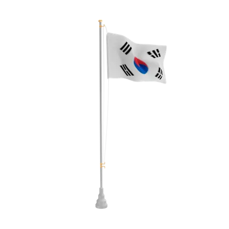 Free Korea selatan  3D Flag