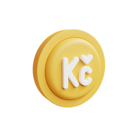 Free Koruna  3D Icon