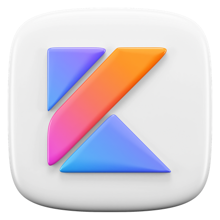 Free Kotlin  3D Icon