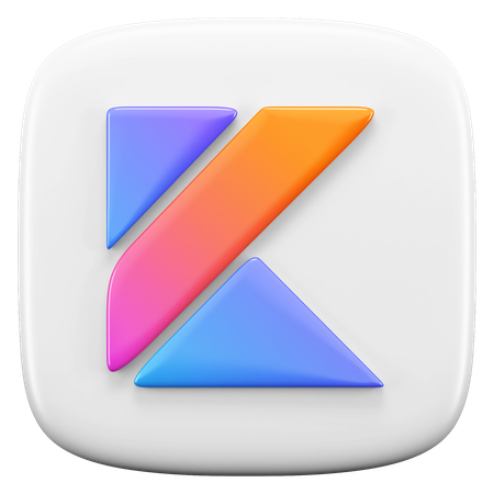 Free Kotlin  3D Icon