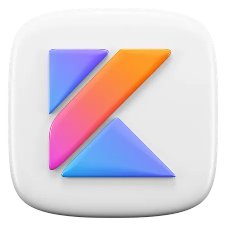 Free Kotlin  3D Icon