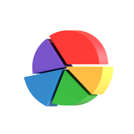 Free Kuchendiagramm  3D Icon