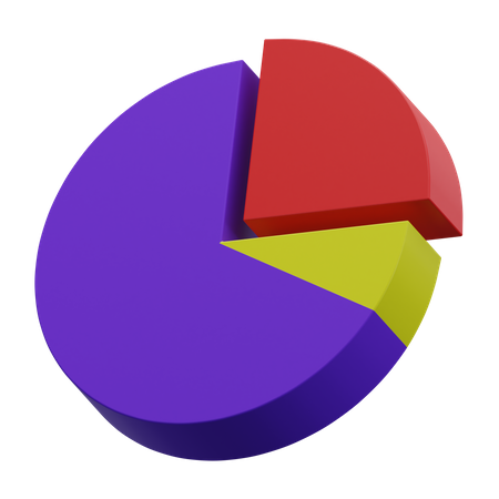 Free Kuchendiagramm  3D Icon