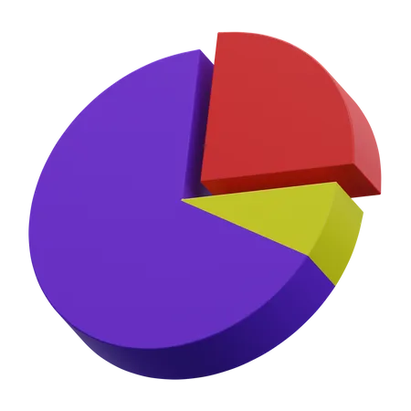 Free Kuchendiagramm  3D Icon