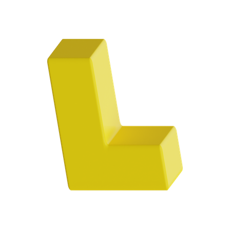 Free L shape 3D Illustration