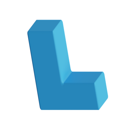 Free L Shape  3D Icon