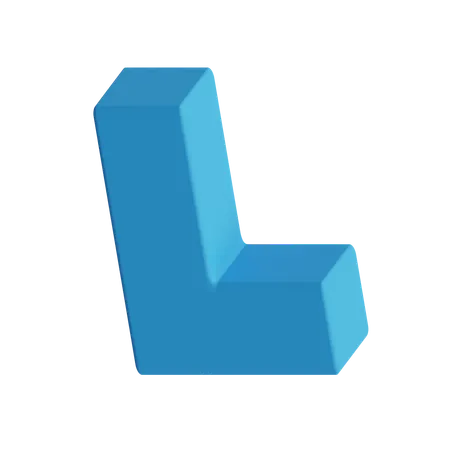 Free L Shape  3D Icon