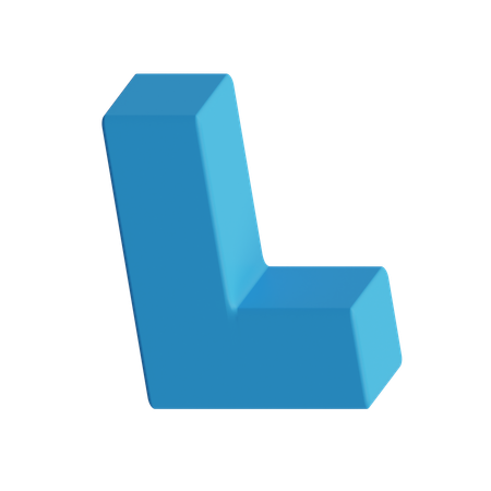 Free L Shape  3D Icon