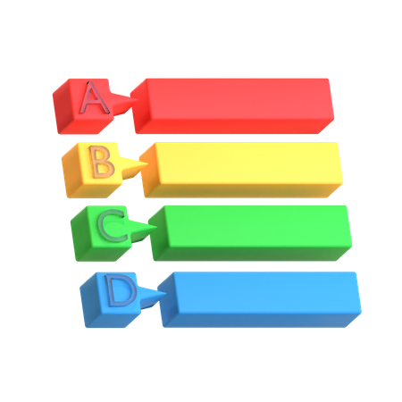 Free Label Chart  3D Icon