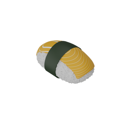 Free Lachs-Nigiri-Sushi  3D Icon