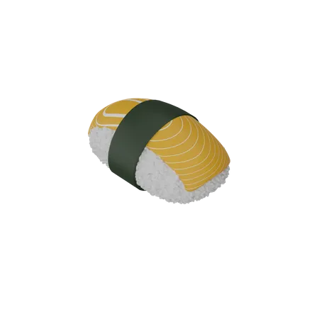 Free Lachs-Nigiri-Sushi  3D Icon