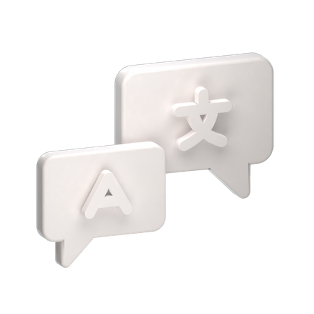 Free Language Translator  3D Icon
