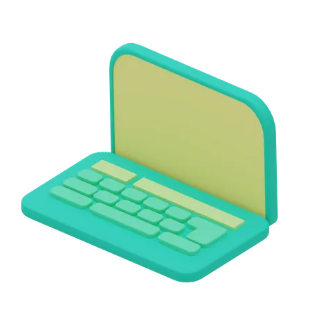 Free Laptop  3D Icon