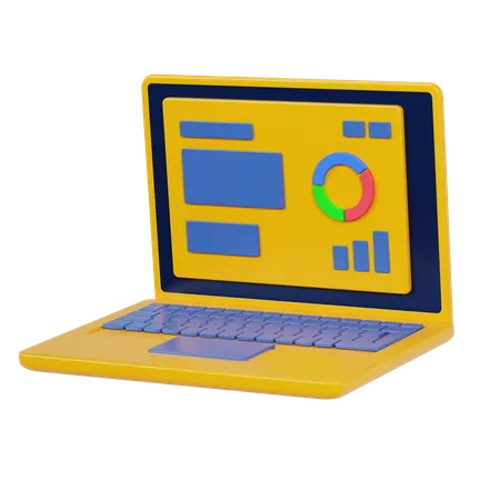 Free Laptop  3D Icon