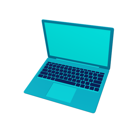 Free Laptop  3D Illustration