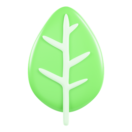 Free Leaf  3D Icon