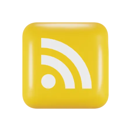 Free Lecteur rss  3D Logo