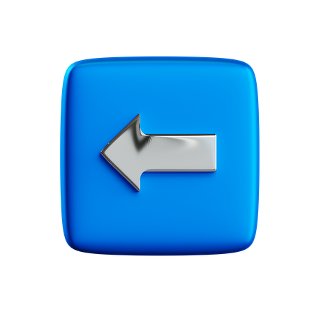 Free Left Button  3D Icon