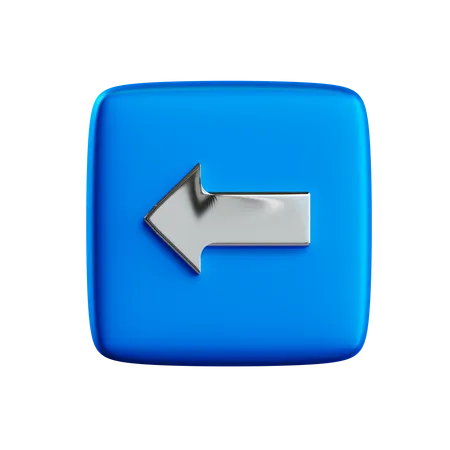 Free Left Button  3D Icon