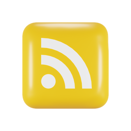 Free Leitor de RSS  3D Icon