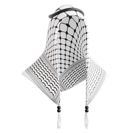 Free Lenço palestino  3D Icon