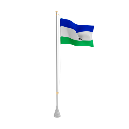 Free Lesotho  3D Flag