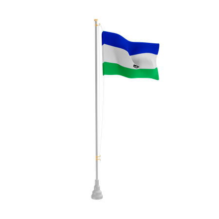Free Lesotho  3D Flag