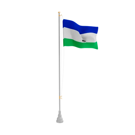 Free Lesotho  3D Flag