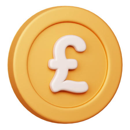 Free Libra Esterlina GBP  3D Icon