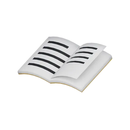 Free Libro de lectura  3D Icon