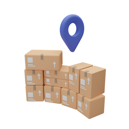Free Lieferort  3D Icon