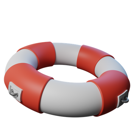 Free Lifebuoy  3D Illustration