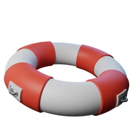 Free Lifebuoy  3D Illustration