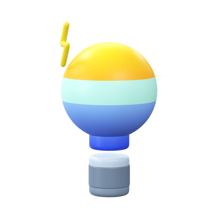 Free Light Bulb  3D Icon