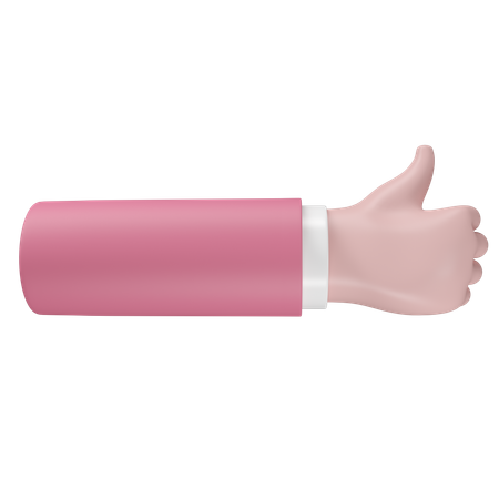 Free Like Hand Gesture  3D Icon