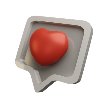 Free Like Message  3D Icon